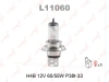 Лампа галогенная H4B LYNXauto 12В, 60/55Вт 3000-3700К (тёплый белый) P38t-33